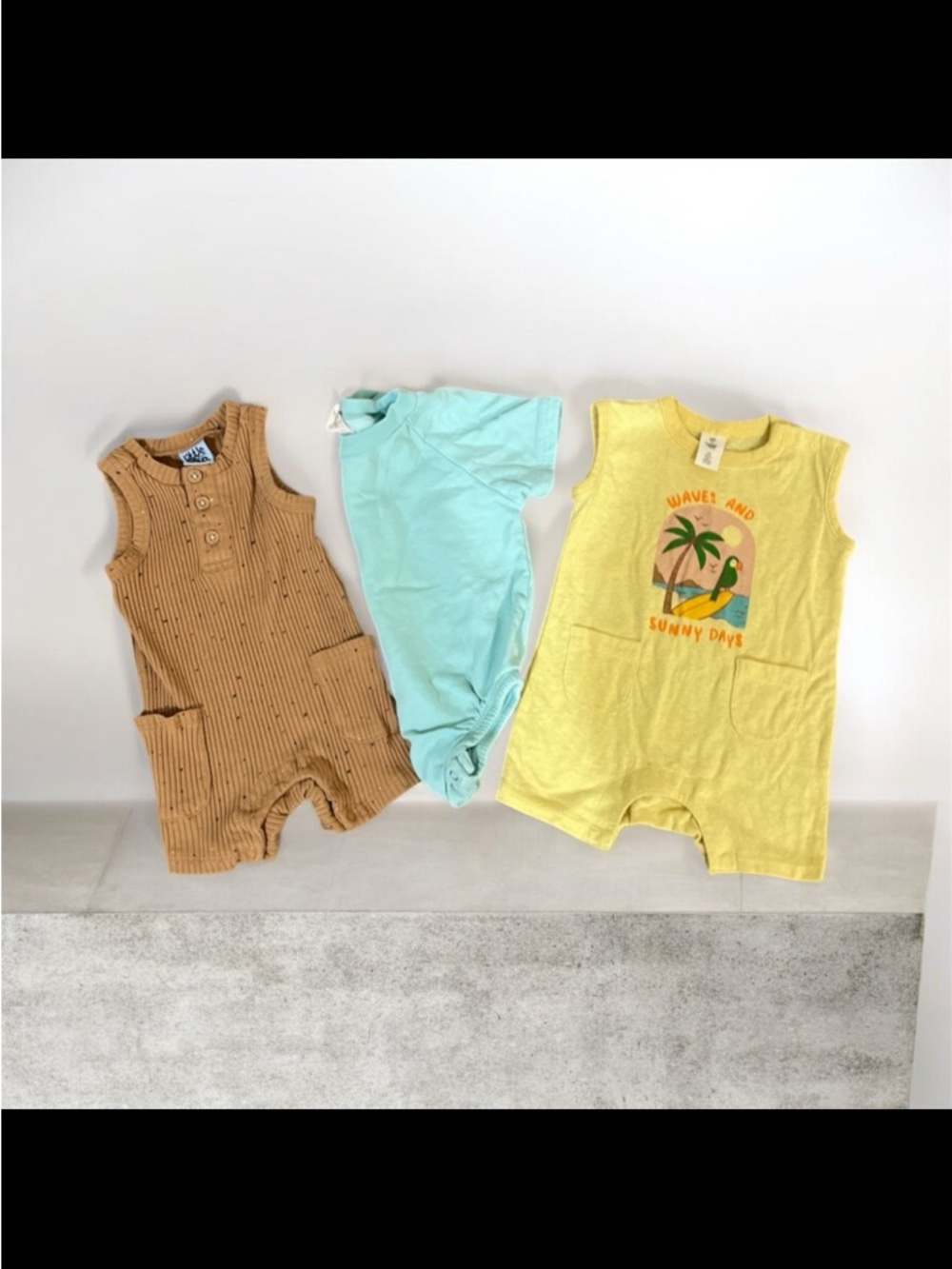 Baby Boys Summer Shorts Rompers Bundle 0-3 Months
